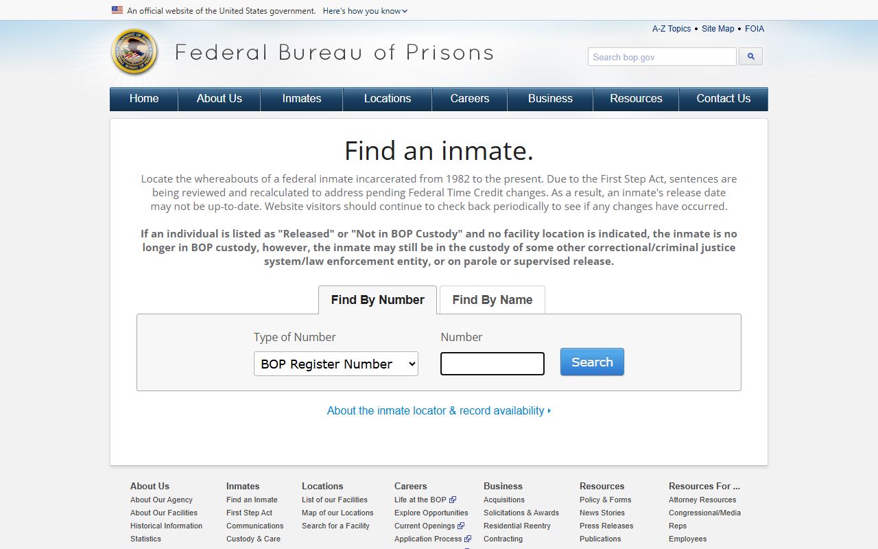 Palm Beach County Clerk of Court BOP inmate locator